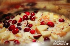 Apple Cranberry Steel Cut Oats (Instant Pot