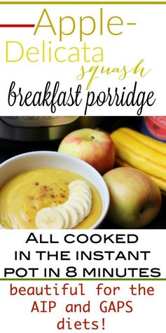 Apple-Delicata Squash Porridge