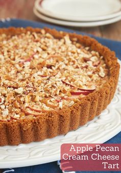 Apple Pecan Cream Cheese Tart