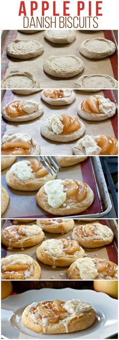 Apple Pie Danish Biscuits