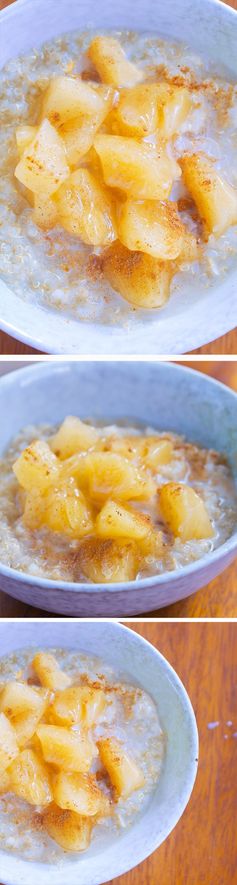 Apple Pie Quinoa Breakfast Bowls