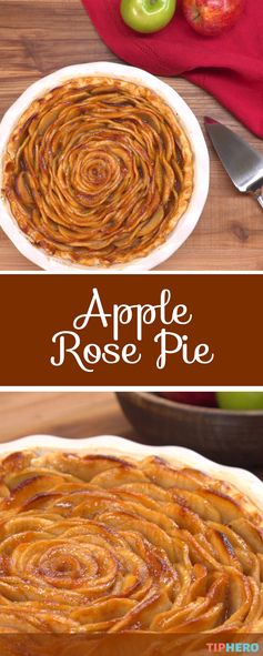 Apple Rose Pie