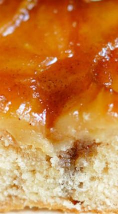 Apple Rum Upside Down Cake