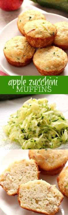 Apple Zucchini Muffins