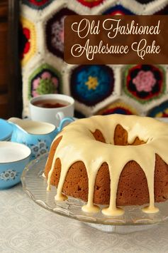 Applesauce Cake with Maple Glaze