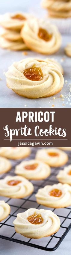 Apricot Spritz Cookie