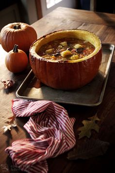 Argentine Beef Stew in a Pumpkin | Carbonada en Zapallo