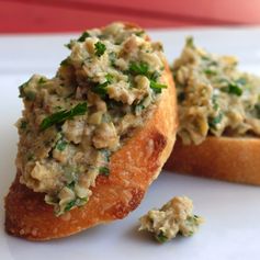 Artichoke Walnut Bruschetta