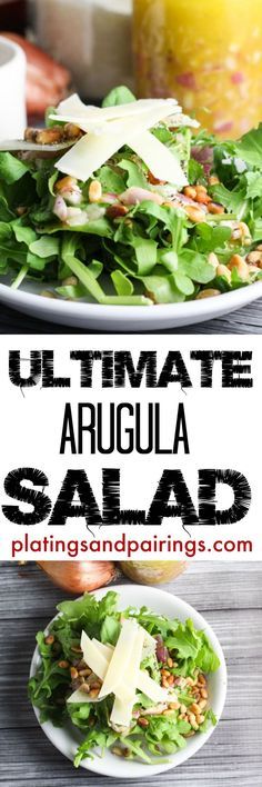 Arugula Salad with Red Wine Vinaigrette