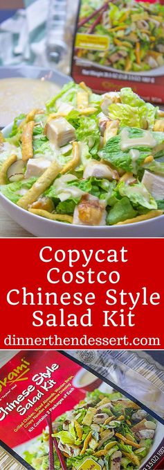 Asian Chicken Salad with Sesame Dressing (Costco Copycat