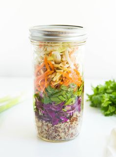 Asian Quinoa Mason Jar Salad