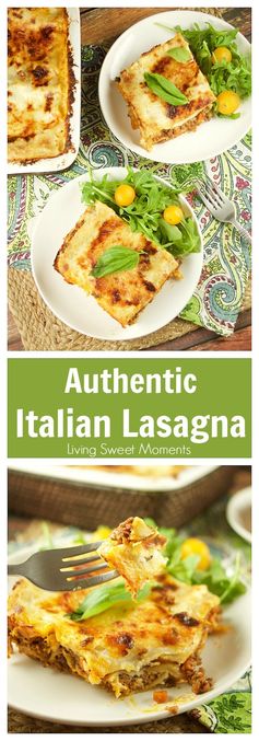 Authentic Italian Lasagna