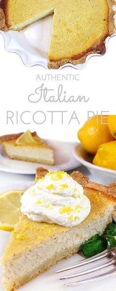 Authentic Italian Ricotta Pie