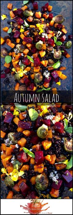 Autumn Salad with Roasted Butternut Squash