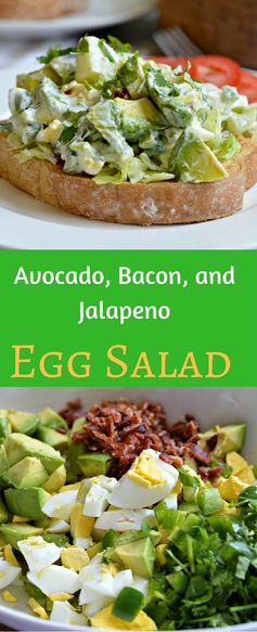 Avocado and Bacon Egg Salad