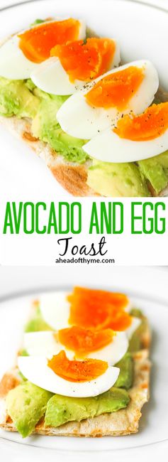 Avocado and Egg Toast