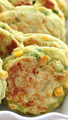 Avocado Corn Cakes