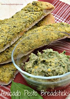 Avocado Pesto Breadsticks