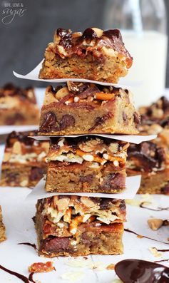 Bacon, Beer and Potato Chip Cookie Bars