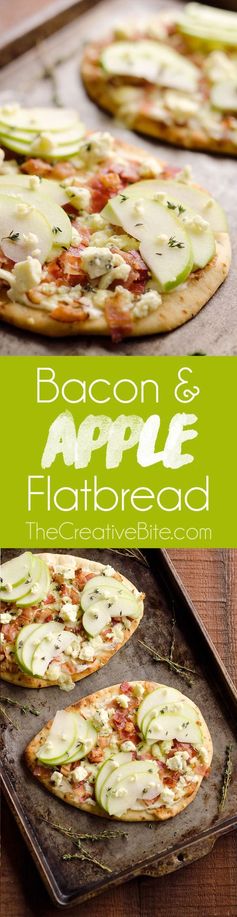 Bacon, Bleu Cheese & Apple Flatbread