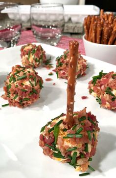 Bacon Cheddar Cheese Ball Bites