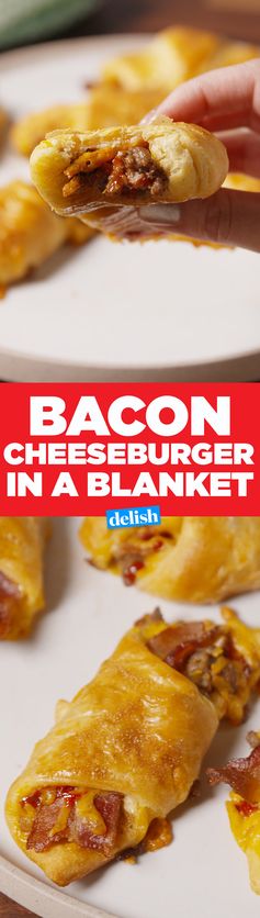 Bacon Cheeseburger In A Blanket