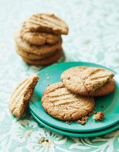 Bacon Fat Peanut Butter Cookies