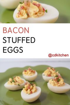 Bacon-Stuffed Eggs