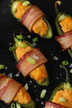 Bacon Wrapped Buffalo Chicken Jalapeños