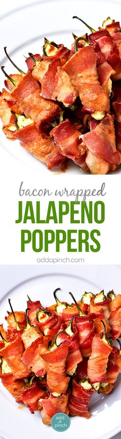 Bacon Wrapped Jalapeno Poppers