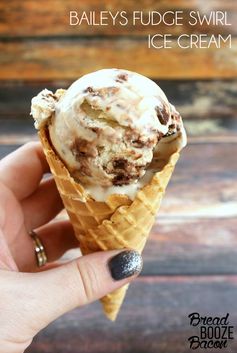 Baileys Fudge Swirl Ice Cream