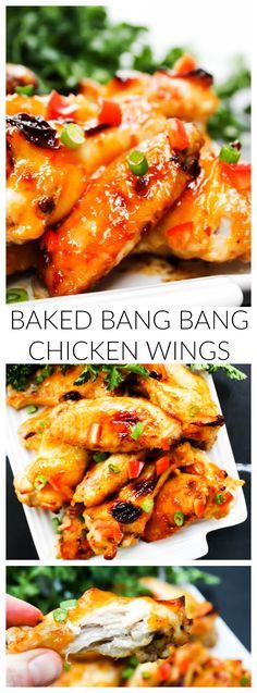 Baked Bang Bang Chicken Wings