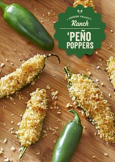 Baked Cheddar & Bacon Jalapeno Poppers