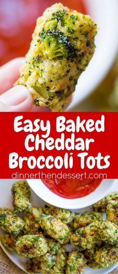 Baked Cheddar Broccoli Tots