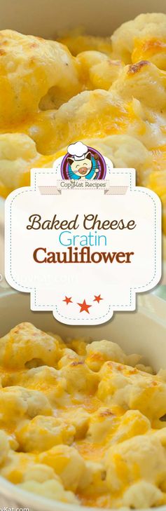 Baked Cheesy Cauliflower Bake