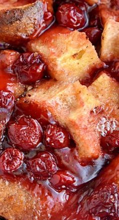 Baked Cherry Cheesecake French Toast