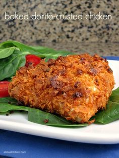 Baked Dorito-Crusted Chicken