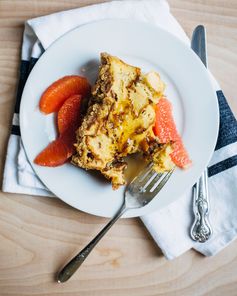 Baked Eggnog French Toast from The Gourmet Kitchen