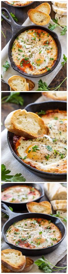 Baked Eggs in Marinara Sauce