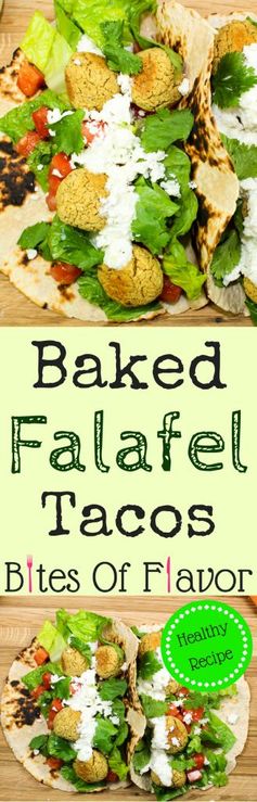 Baked Falafel Tacos