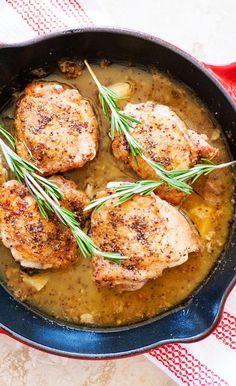 Baked Honey Mustard Chicken Thighs