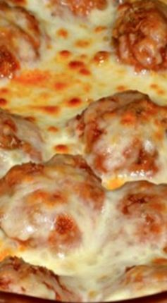 Baked Meatball Parmesan Casserole