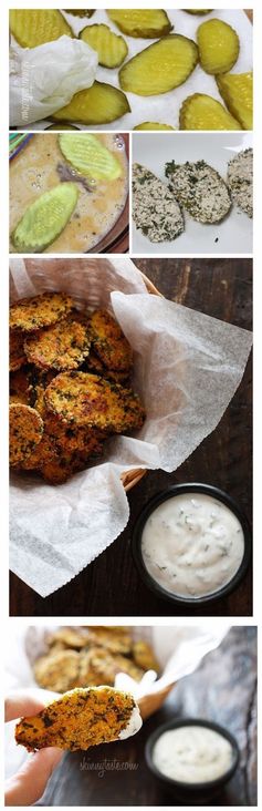 Baked (not fried! Pickles