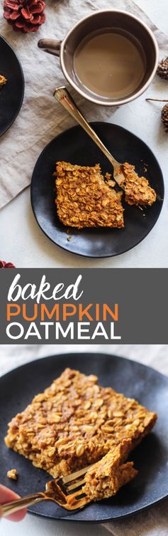 Baked Pumpkin Oatmeal