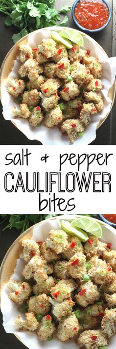 Baked Salt & Pepper Cauliflower Bites