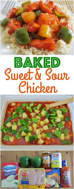 Baked Sweet & Sour Chicken