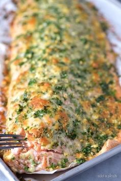 Baked Tilapia With Sour Cream Parmesan Crust