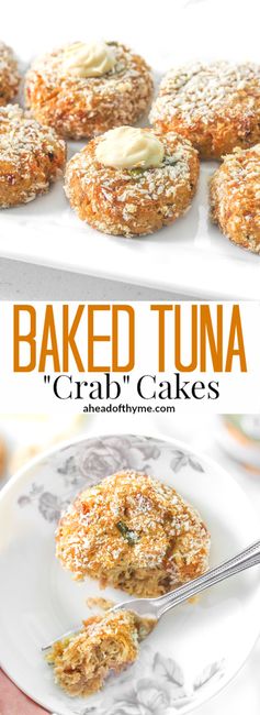 Baked Tuna “Crab” Cakes