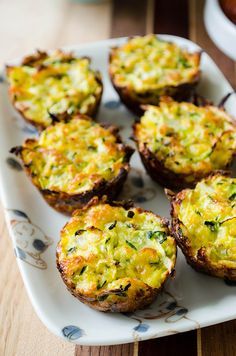 Baked Zucchini Bites (Gluten Free Option