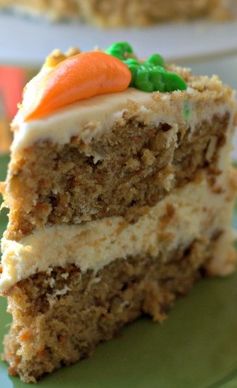 (Bakery Style Carrot Cake Cheesecake Cake